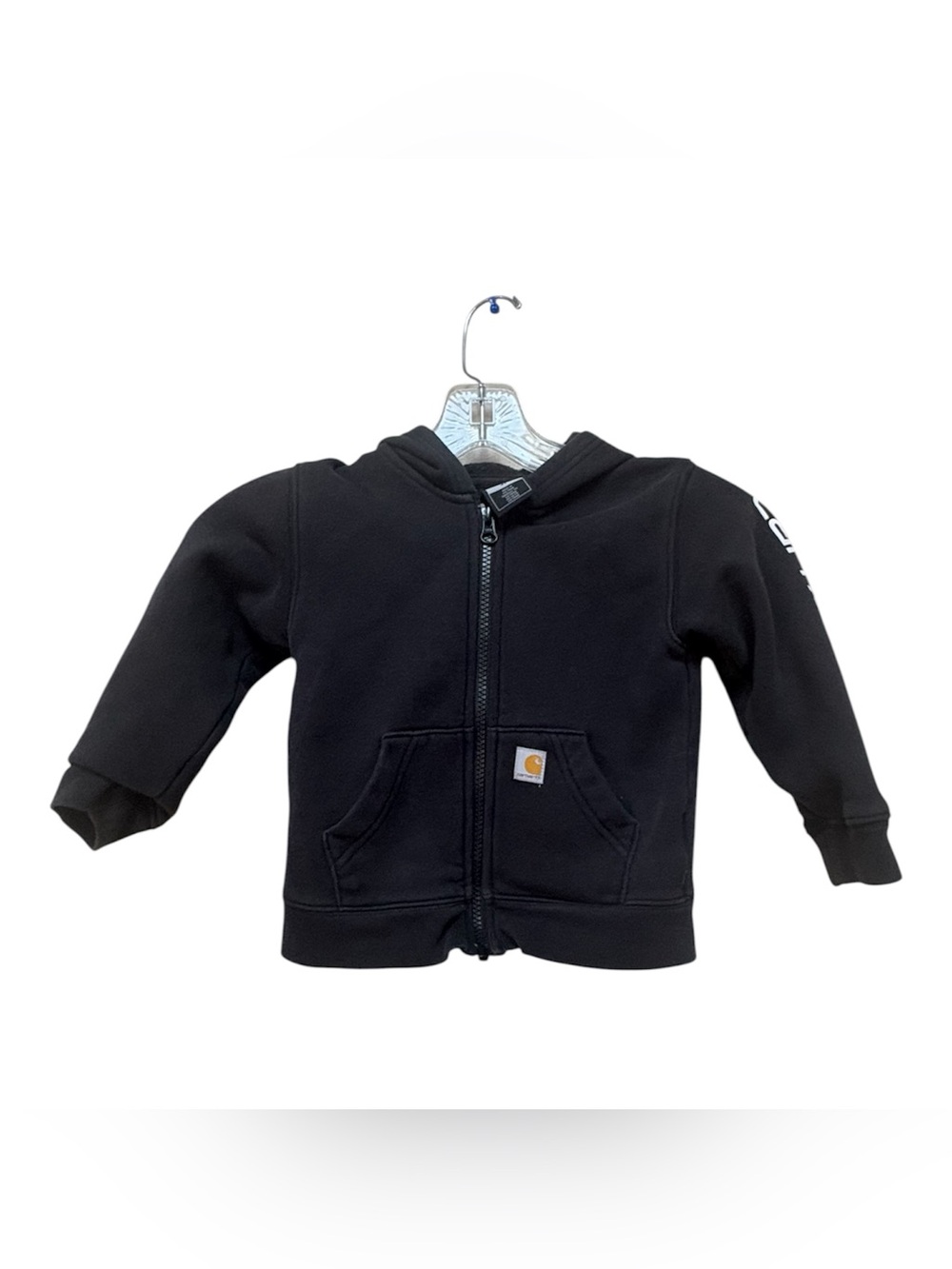 Carhartt Toddler Black Full Zip Hoodie Size 3T